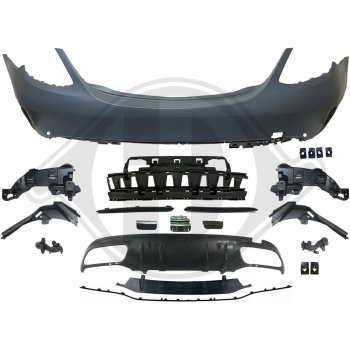 Heck Stoßstange hinten passend für Mercedes C-Klasse W205 14-21 1673756 mit ABE