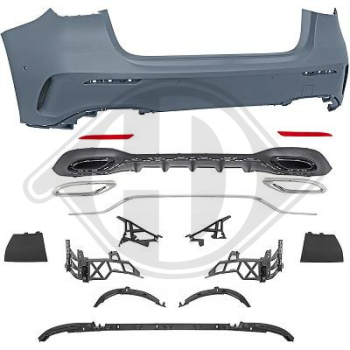Heck Stoßstange hinten passend für Mercedes A-Klasse W177 18-22 1683355 mit ABE
