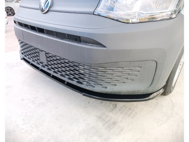 Preview: Frontspoiler passend für VW Caddy 2021- in GLANZ SCHWARZ