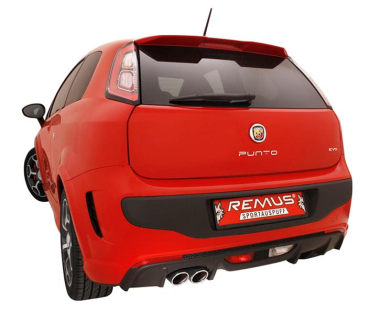 REMUS AxleBack Abgasanlage für Fiat Punto evo Abarth