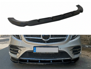Frontspoiler passend für Mercedes V-Klasse W447 AMG-Line 14- in GLANZ SCHWARZ