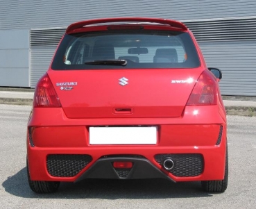 Preview: Heck Stoßstange hinten Heckschürze passend für Suzuki Swift