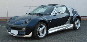 Preview: Frontspoiler passend für Smart Roadster & Coupe