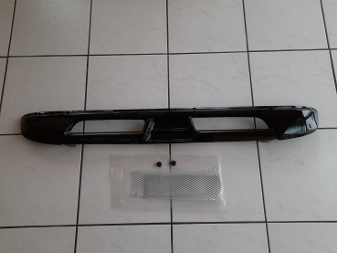 Preview: Heckdiffusor passend für Smart fortwo 451 Coupe Cabrio 03/2007-2015 in GLANZ SCHWARZ