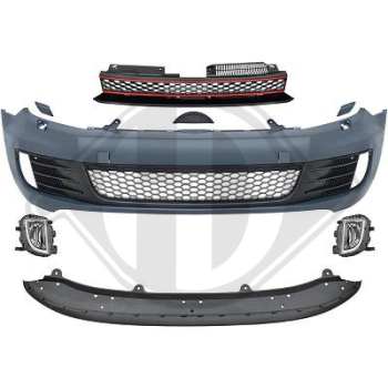 Front Stoßstange vorne in Sport Optik passend für VW Golf 6 nicht GTI 2215451 mit ABE