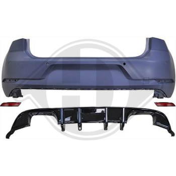 Heck Stoßstange hinten in Facelift Optik passend für VW Golf 7 12-17 nicht R 2216455 ohne ABE