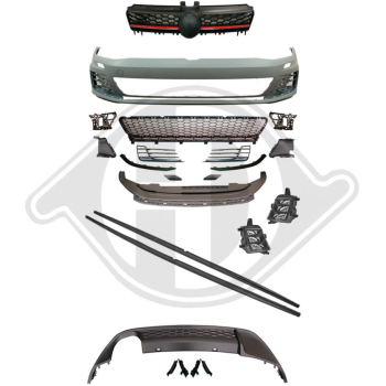 Bodykit in Sport Optik passend für VW Golf 7 12-17 nicht GTI 2216550 ohne ABE