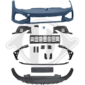 Front Stoßstange vorne in Sport Optik passend für VW Golf 8 19-24 nicht Clubsport 2218350 ohne ABE