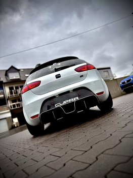 Heckdiffusor Diffusor Ansatz passend für Seat Leon 1P FR & Cupra & Cupra-R 05-12