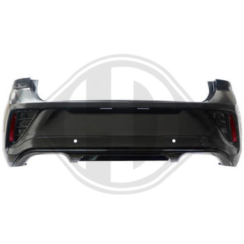 Preview: Heck Stoßstange hinten in Sport Optik passend für VW T-Roc nicht R 18-21 2240255 ohne ABE