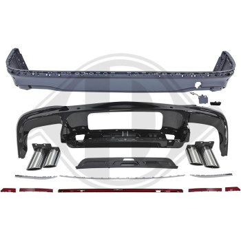 Heck Stoßstange Ansatz in Sport Optik passend für VW Tiguan II 16-20 nicht R 2256258 ohne ABE