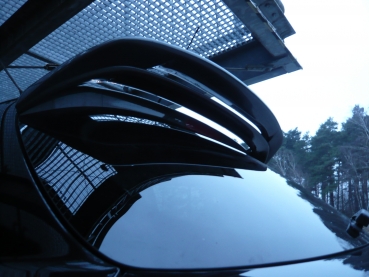 Preview: Doppelheckflügel Dachspoiler Heckspoiler Spoiler passend für Peugeot 207