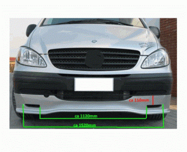 Preview: Frontspoiler passend für Mercedes Vito/Viano W639 03-10