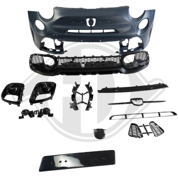 Front Stoßstange vorne passend für Fiat 500 16-25 nicht Abarth 3405252 ohne ABE