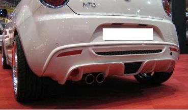 Preview: Heckdiffusor Diffusor Ansatz passend für Alfa Mito