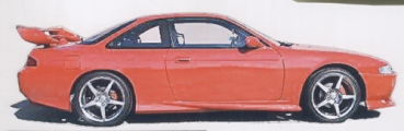 Satz Seitenschweller passend für Nissan 200 SX S14