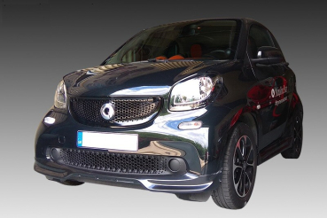 Preview: Frontspoiler passend für Smart fortwo 453 2014-2019 in GLANZ SCHWARZ