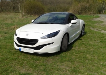 Preview: French Power Scheinwerferblenden Blenden Böser Blick passend für Peugeot RCZ Phase 2 ab Bj. 01/2013