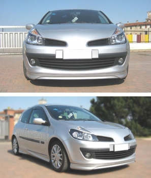 Frontspoiler passend für Renault Clio III 05-09