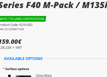 Heck Stoßstange hinten Heckschürze passend für Opel Astra G