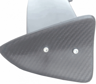 Preview: Dachspoiler Heckspoiler Spoiler mit Flaps in Carbon-Überzug passend für Renault Clio III 05-12
