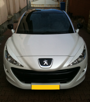 Preview: French Power Scheinwerferblenden Blenden Böser Blick passend für Peugeot RCZ Phase 1 bis Bj. 12/2012