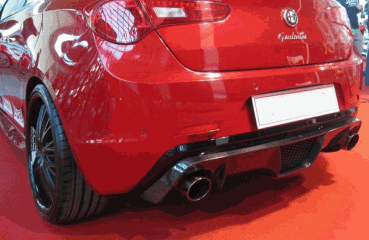 Preview: Heckdiffusor Diffusor Ansatz Duplex passend für Alfa Giulietta