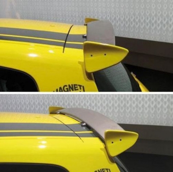 Dachspoiler mit Flaps in Carbon-Überzug für Renault Clio III 05-12