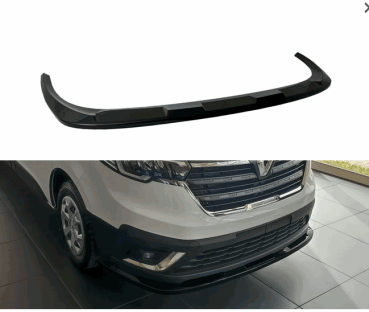 Frontspoiler passend für Renault Trafic Facelift 2022- in GLANZ SCHWARZ