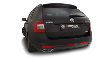 REMUS Klappen-Abgasanlage CatBack für Skoda Octavia RS 5E mit EG-Zulassung