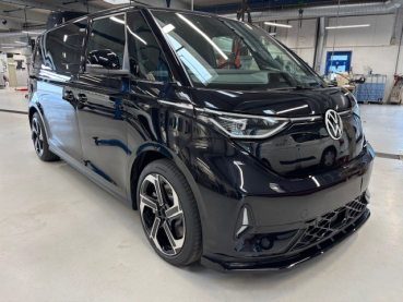 Preview: Frontspoiler passend für VW ID.Buzz in GLANZ SCHWARZ