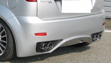 Heck Stoßstange hinten Heckschürze passend für Ford Fiesta