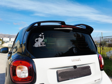 Dachspoiler Heckspoiler Spoiler passend für Smart fortwo 453 2014-2024