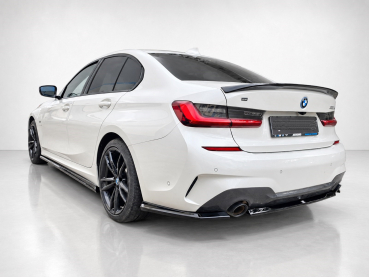 Preview: Heckdiffusor Heckansatz passend für BMW 3er G20 G21 18-22 M-Paket in GLANZ SCHWARZ