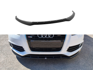 Frontspoiler passend für Audi A3 S-Line 8P 08-12 in GLANZ SCHWARZ