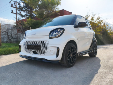 Preview: Frontspoiler passend für Smart fortwo EQ 453 2019-2024 in GLANZ SCHWARZ