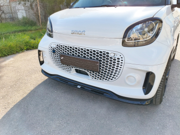 Preview: Frontspoiler passend für Smart fortwo EQ 453 2019-2024 in GLANZ SCHWARZ