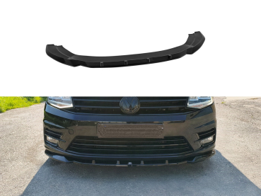 Frontspoiler passend für VW Caddy 2015-2021 in GLANZ SCHWARZ