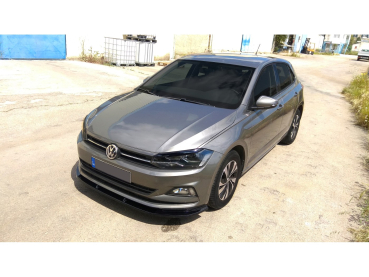 Preview: Frontspoiler passend für VW Polo 2017- in GLANZ SCHWARZ