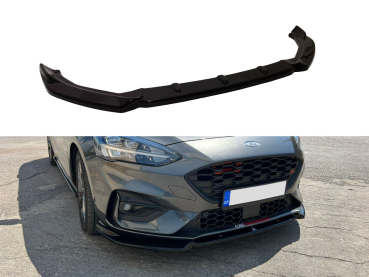 Frontspoiler passend für Ford Focus ST und ST-Line 2018- in GLANZ SCHWARZ