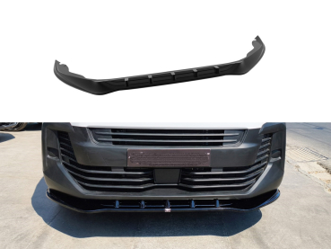 Frontspoiler passend für Peugeot Expert III, Traveller, Fiat Scudo, Citroen Jumpy III, SpaceTourer, Opel Vivaro C, Zafira Life, Toyota ProAce in GLANZ SCHWARZ alle Facelift ab 2024-