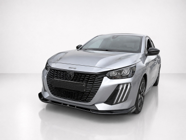 Frontspoiler passend für Peugeot 208 2019- (auch für Facelift ab 2023) in GLANZ SCHWARZ