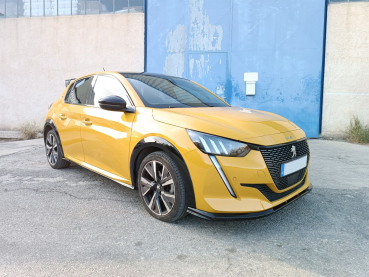 Preview: Frontspoiler passend für Peugeot 208 GT und GT-Line 7/19-23 in GLANZ SCHWARZ