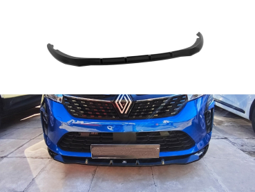Frontspoiler passend für Renault Clio 5 2023-2025 in GLANZ SCHWARZ