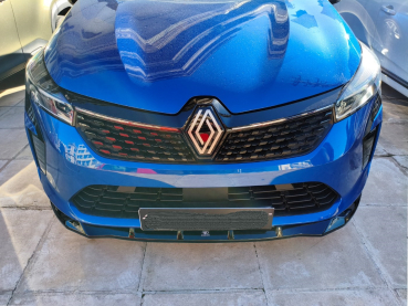 Preview: Frontspoiler passend für Renault Clio 5 2023-2025 in GLANZ SCHWARZ