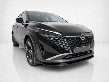 Frontspoiler passend für Nissan Qashqai 2024- in GLANZ SCHWARZ