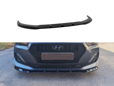 Frontspoiler passend für Hyundai i30 Fastback 2016-2020 in GLANZ SCHWARZ
