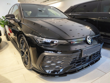 Preview: Frontspoiler passend für VW Golf 8 GTI GTE R-Line in GLANZ SCHWARZ 2024-
