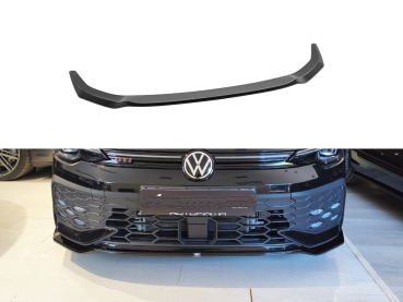Frontspoiler passend für VW Golf 8 GTI GTE R-Line in GLANZ SCHWARZ 2024-