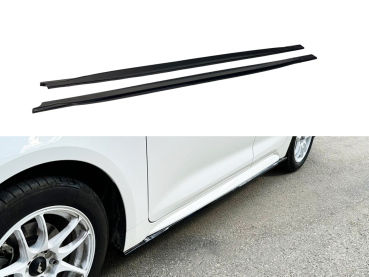 Seitenschweller passend für Toyota Corolla 2018- in GLANZ SCHWARZ